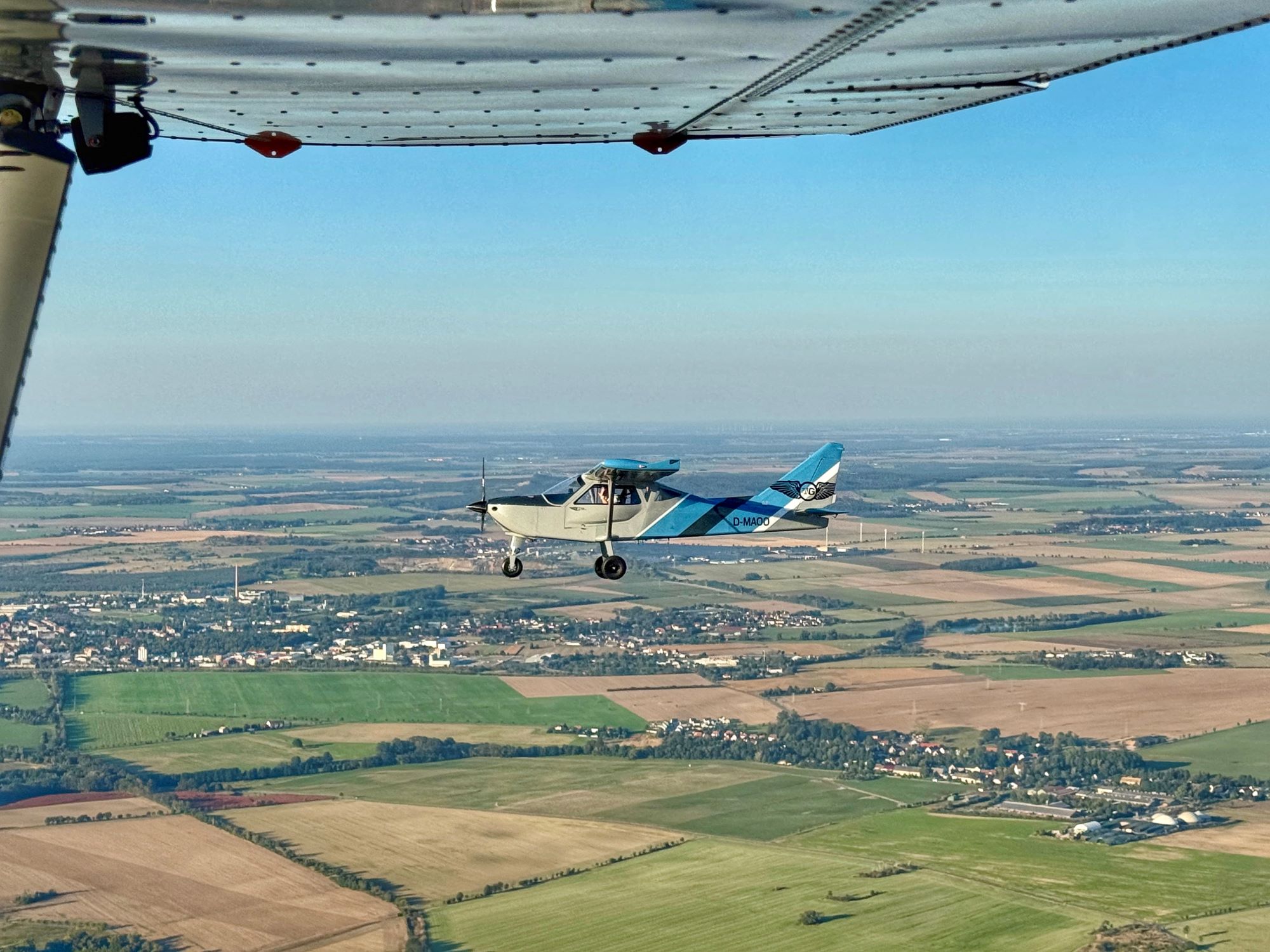 Rundflug mit dem Flugzeug 15 Minuten ab Flugplatz Taucha