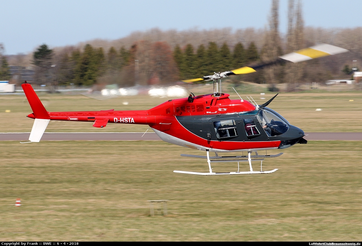 Hubschrauber Trainingsflug Bell B206