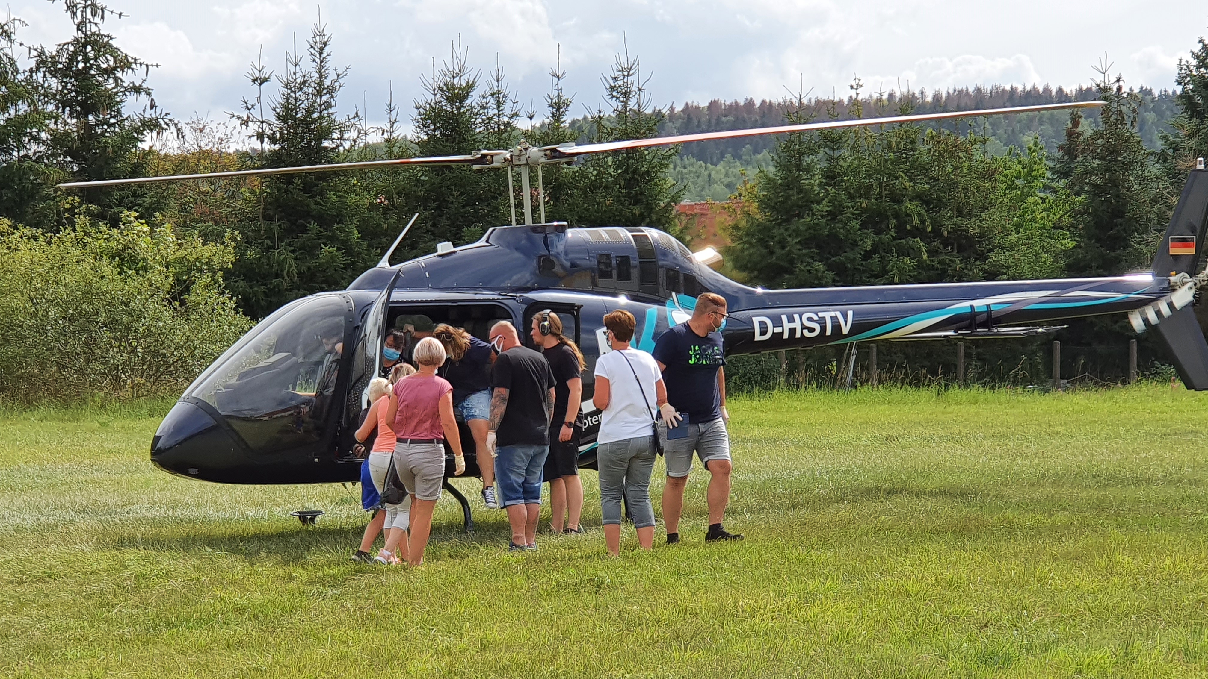 Hubschrauber Trainingsflug BELL B505