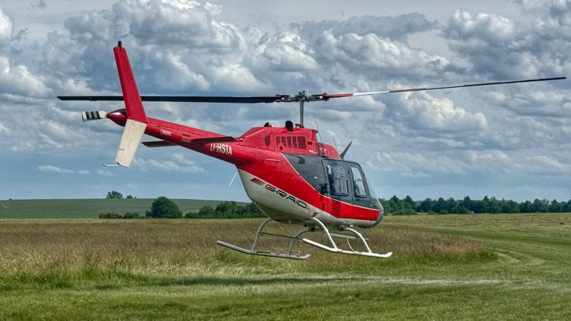 Hubschrauber für einen Rundflug mit Air Marini